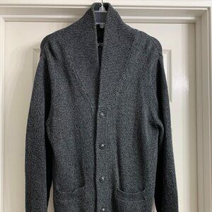 Chaps Brand Women's Gray Cardigan Sweater, Size M